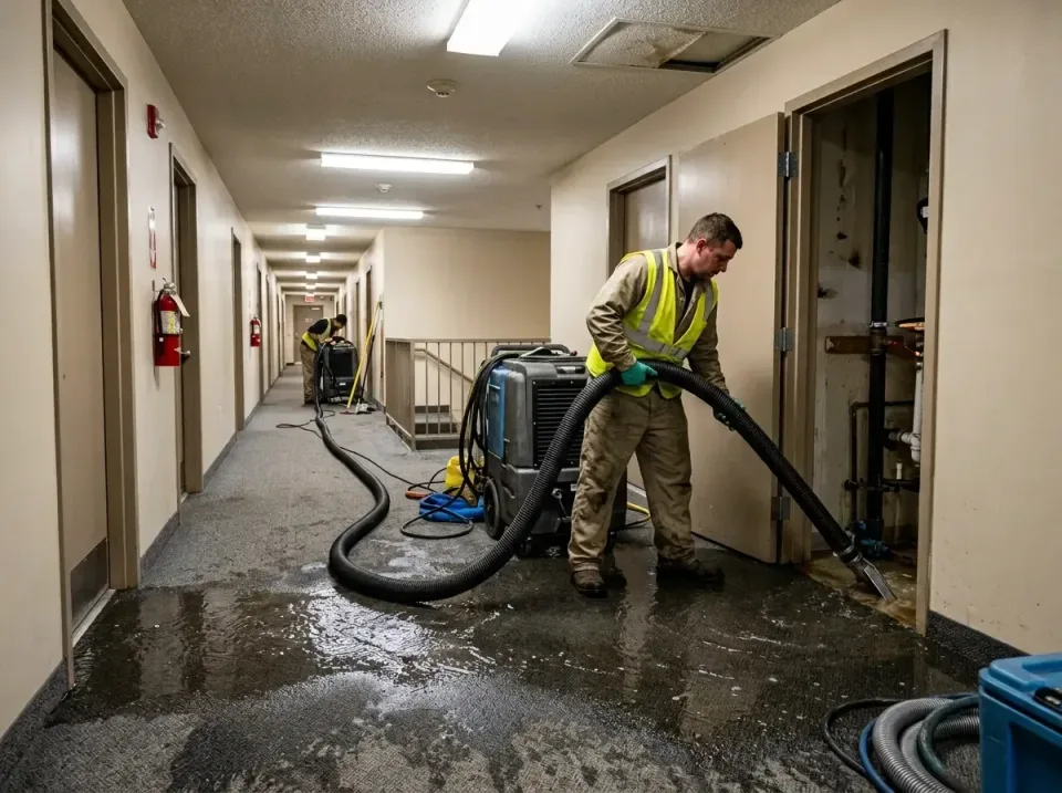 multi-unit-apartment-hallway-f-005 — frequently asked questions, Emergency Burst Pipe Water Extraction & Removal in Derby, CO